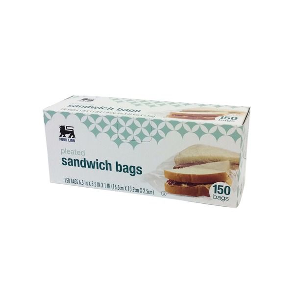 Food Lion Sandwich Bags Reclosable Extra-Large